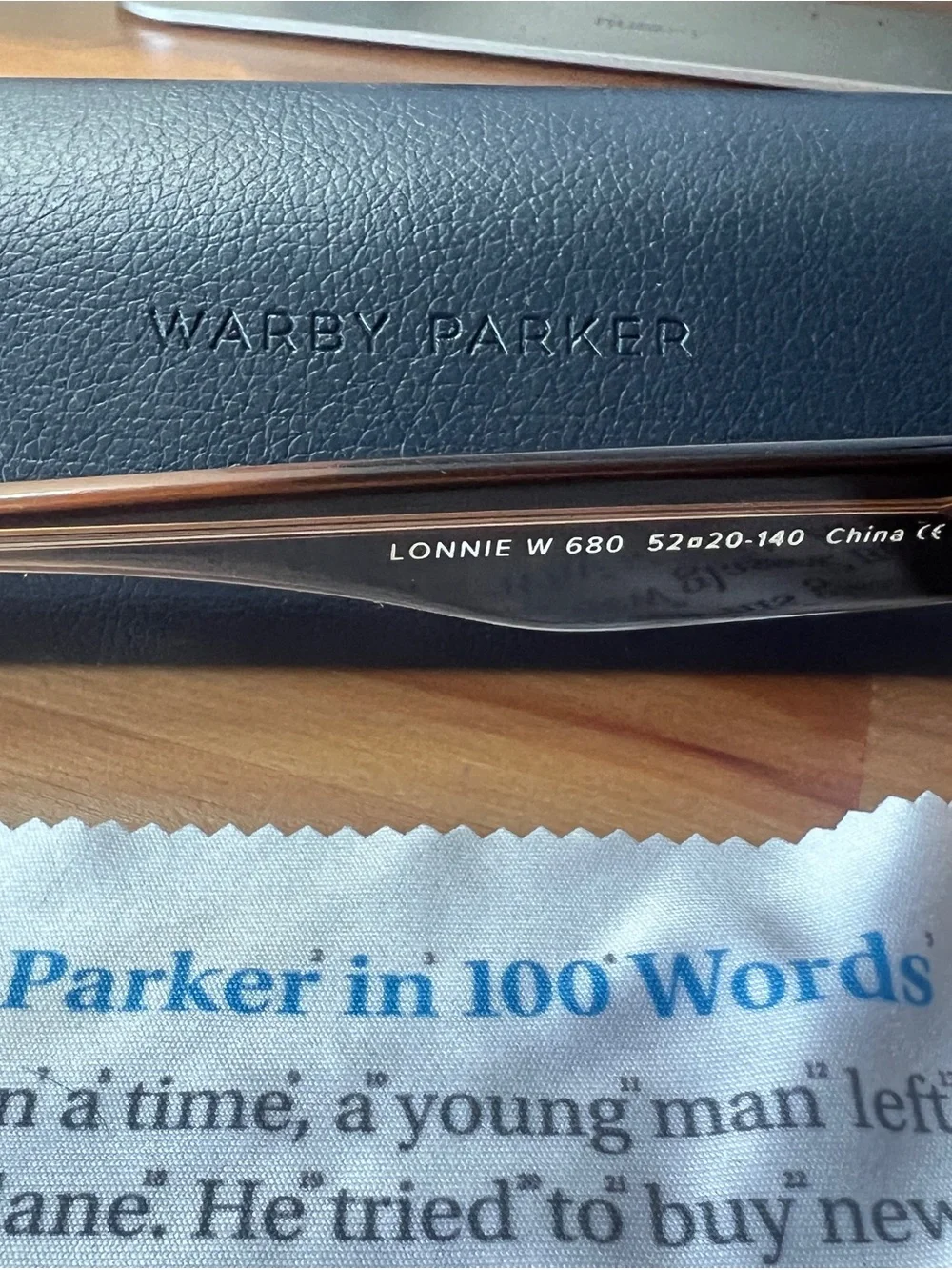 Warby Parker Lonnie Sunglasses in Light Tortoiseshell with Polarized Lenses